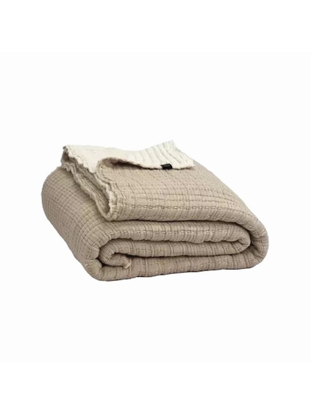 PLAID TIVOLI LIN-IVOIRE - HAOMY - LIN IVOIRE - 1