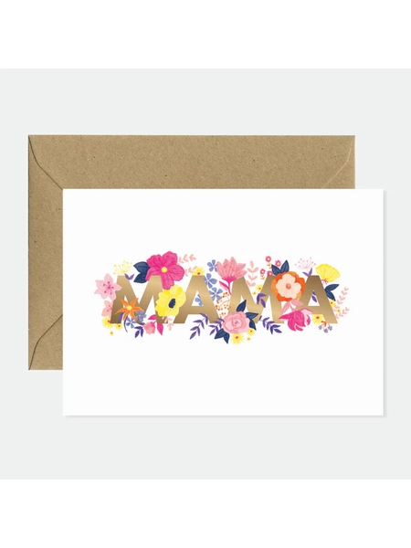 CARTE FETE - ALL THE WAYS TO SAY - MAMA FLOWER - 1