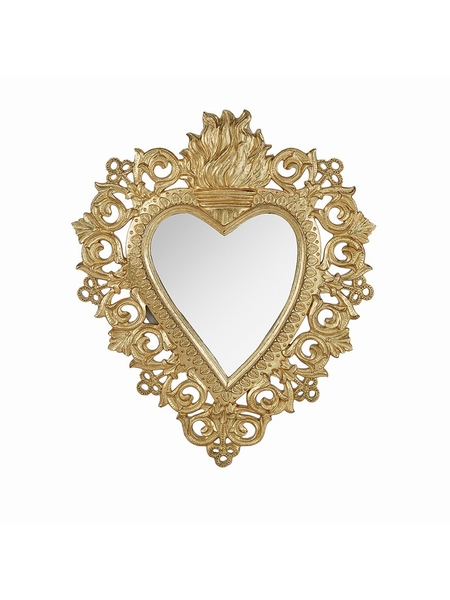 MIROIR COEUR - SELECTION KAMEME CONCEPT - DORE - 1