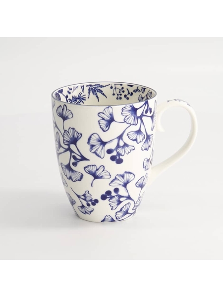 MUG JAPONAIS GINGKO - TOKYO DESIGN - BLEU BLANC - 1