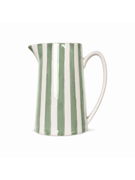 PICHET RAYÉ VERT MATCHA - SELECTION KAMEME CONCEPT - VERT MATCHA - 1