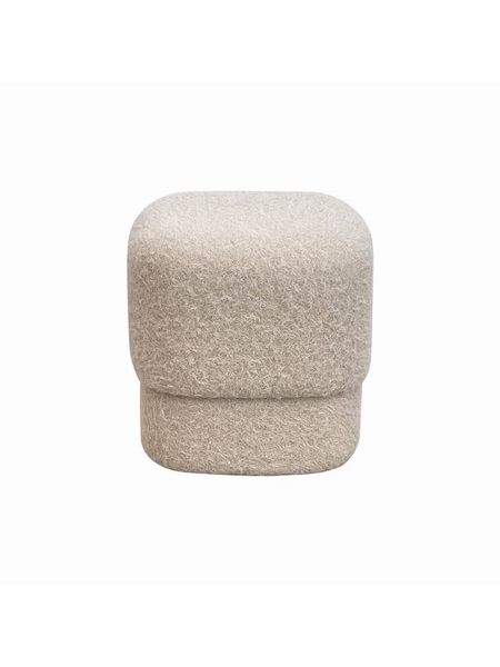 TABOURET RETRO FLUFF BEIGE - SELECTION KAMEME CONCEPT - BEIGE - 1