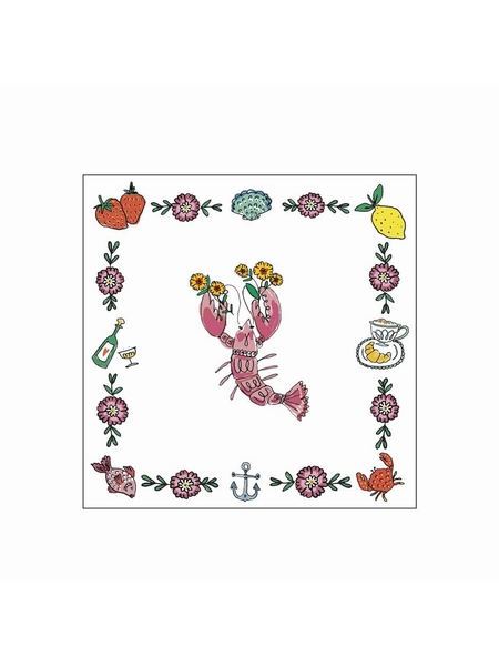 20 SERVIETTES CRUSTACÉS - SELECTION KAMEME CONCEPT - CRUSTACE - 1