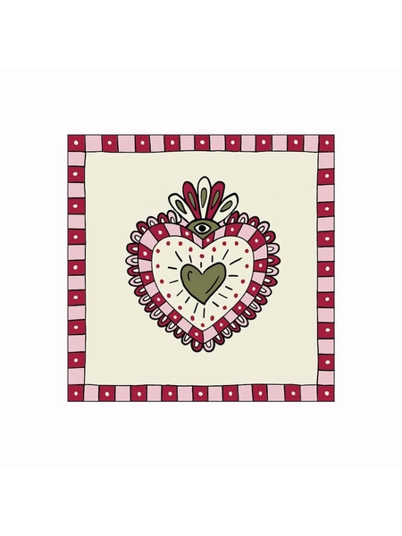 20 SERVIETTES EX-VOTO ROSE - SELECTION KAMEME CONCEPT - EX-VOTO - 1