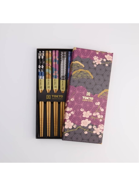 SET 5 BAGUETTES FLOWERS - TOKYO DESIGN - ASSORTIS - 1