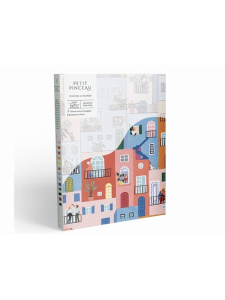 COFFRET PEINTURE AU NUMERO - PETIT PINCEAU - HOME TOGETHER - 1