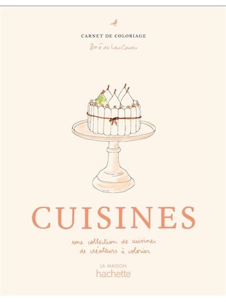 CARNET DE COLORIAGE CUISINES - ZOE DE LAS CASES - CUISINES - 1