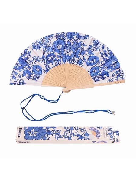 EVENTAIL FLEURS BLEUES - FISURA - FLEURS - 1