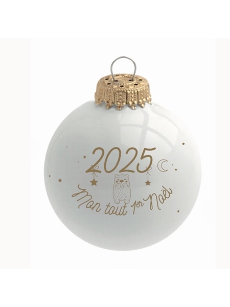 BOULE MON TOUT 1ER NOEL 2025 - BAUBELS - 1ER NOEL - 1