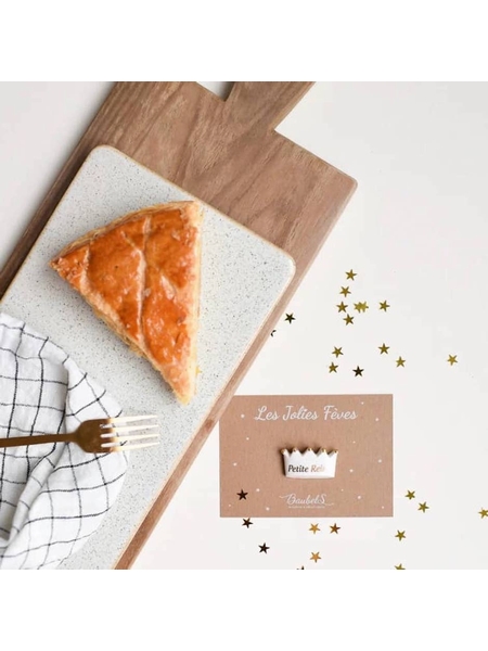 FÈVE PORCELAINE PETITE REINE - BAUBELS - PETITE REINE - 1