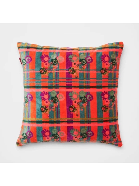 COUSSIN VELOURS DUNDEE ORANGE - LES TOURISTES PARIS - ORANGE - 1