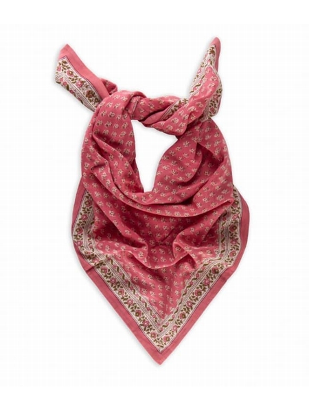 GRAND FOULARD AARTI ROSA - BINDI ATELIER - ROSE - 1