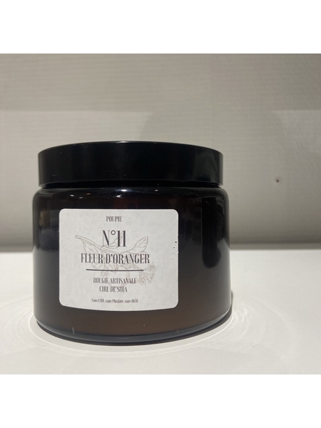 BOUGIE FLEUR D'ORANGER 500 ML - POUPIE - FLEURORANGER - 1