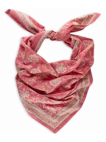 PETIT FOULARD MATIRA ROSA - BINDI ATELIER - ROSE - 1