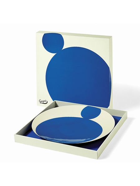 PLATEAU ROND ASTRE - GANGZAI - BLEU - 1