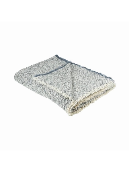 PLAID BOUCLETTES GRIS ÉCRU - SELECTION KAMEME CONCEPT - GRIS ECRU - 1