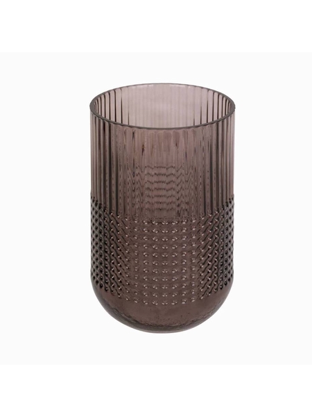 VASE EN VERRE ATTRACT CHOCO - PRESENT TIME - CHOCOLAT - 1