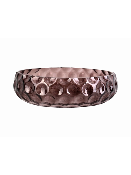 COUPELLE EN VERRE SPECKLES GM - PRESENT TIME - CHOCOLAT - 1