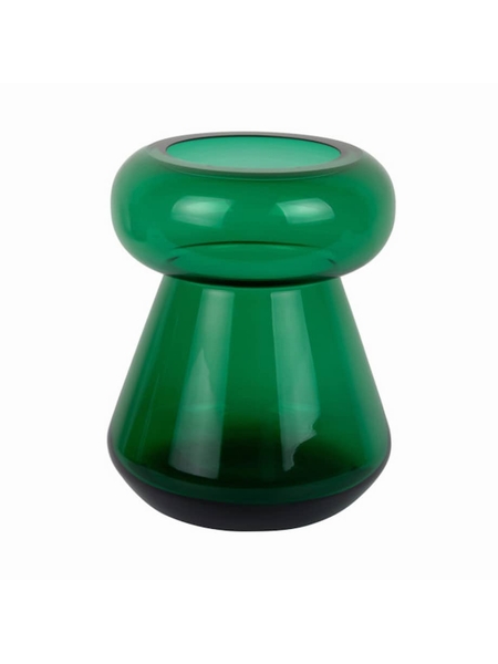 VASE EN VERRE EXCELENTE VERT - PRESENT TIME - VERT - 1