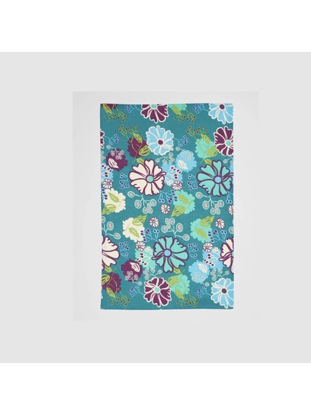 TORCHON COSMOS TEAL - LES TOURISTES PARIS - BLEU - 1