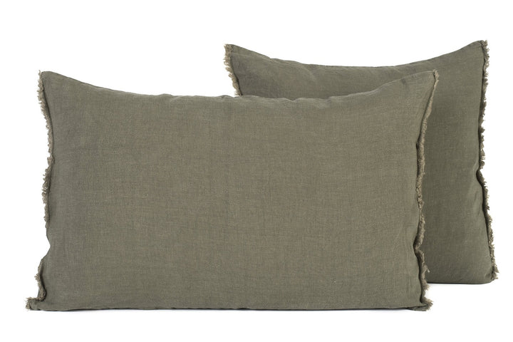 HOUSSE DE COUSSIN - HAOMY - KAKI