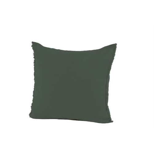HOUSSE DE COUSSIN LIN CARREE - HAOMY - PIGEON