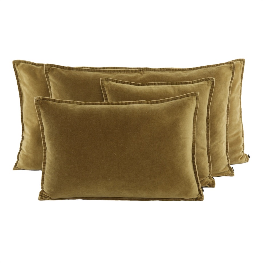 HOUSSE COUSSIN VELOURS GOLD - HAOMY - GOLD