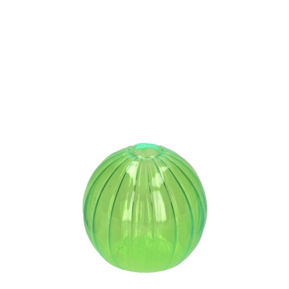 VASE VERRE BOULE COLORE - GIFT COMPANY - VERT