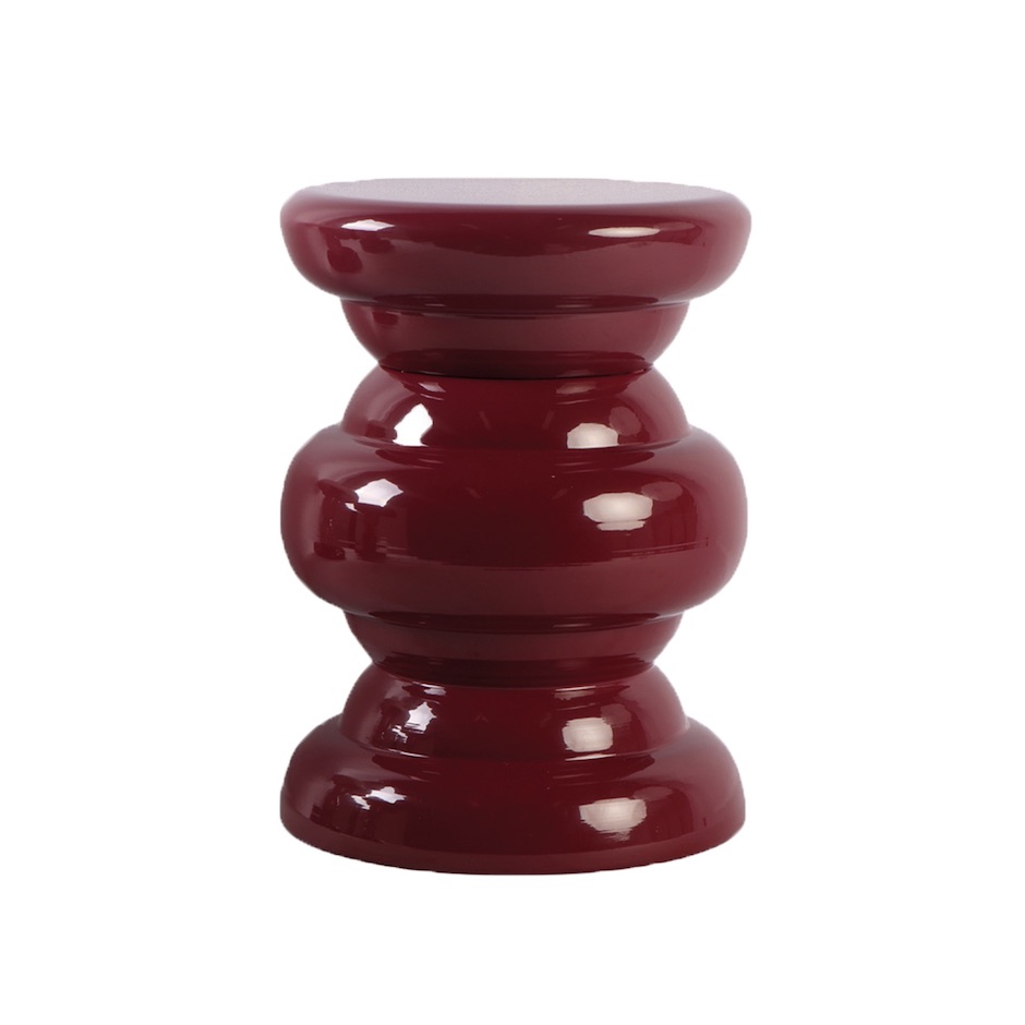BOUT DE CANAPE NOLA BURGUNDY - LA SELECTION - BURGUNDY