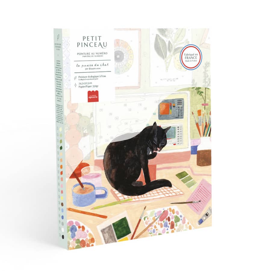 COFFRET LA PAUSE DU CHAT - PETIT PINCEAU - PAUSE DU CHAT