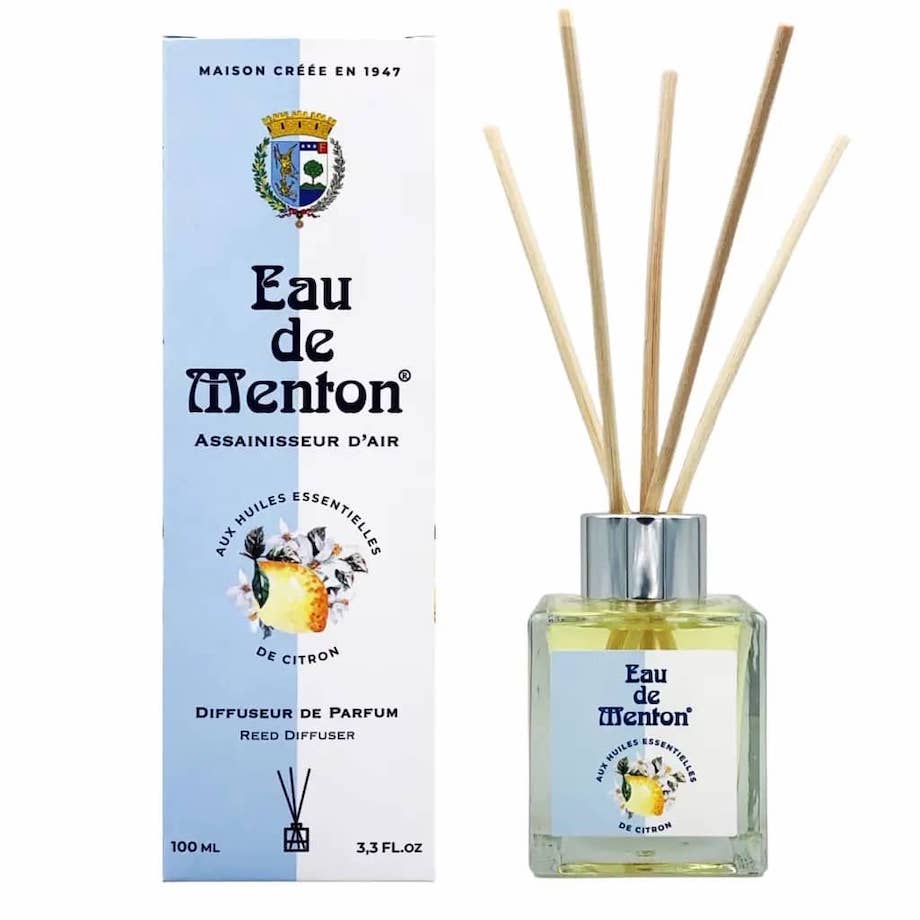 PARFUM INTERIEUR ASSAINISSEUR - EAU DE MENTON - CITRON