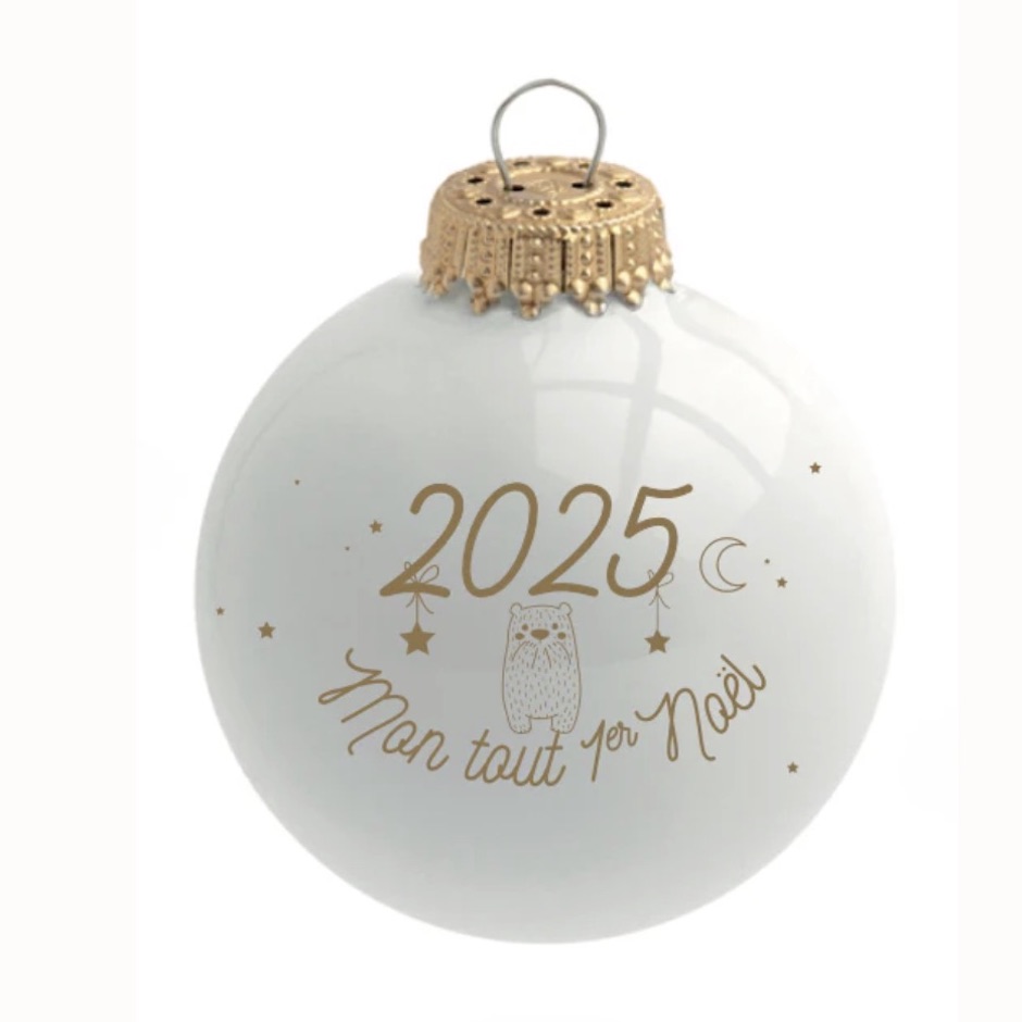 BOULE MON TOUT 1ER NOEL 2025 - BAUBELS - 1ER NOEL