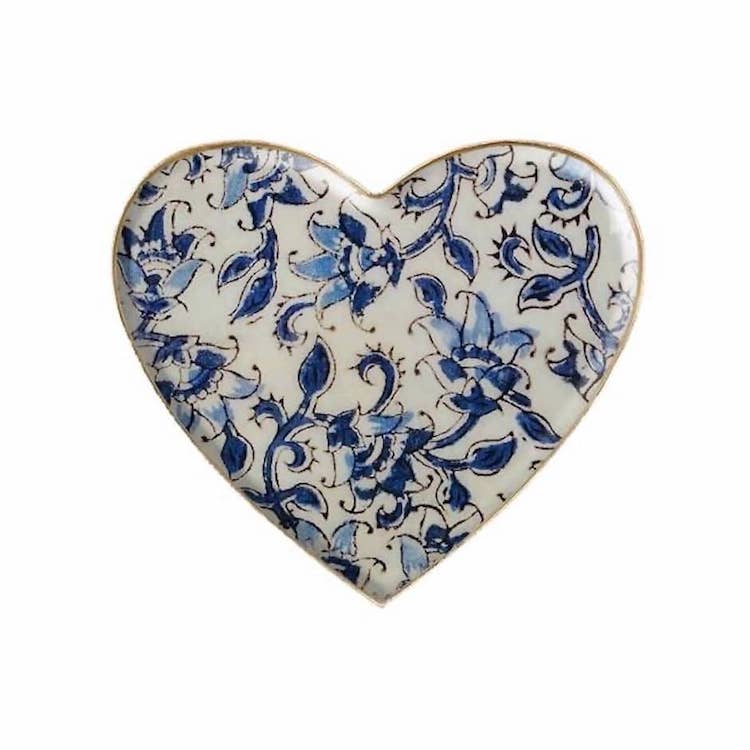 PLATEAU COEUR ISPAHAN BLUE - SELECTION KAMEME CONCEPT - BLEU