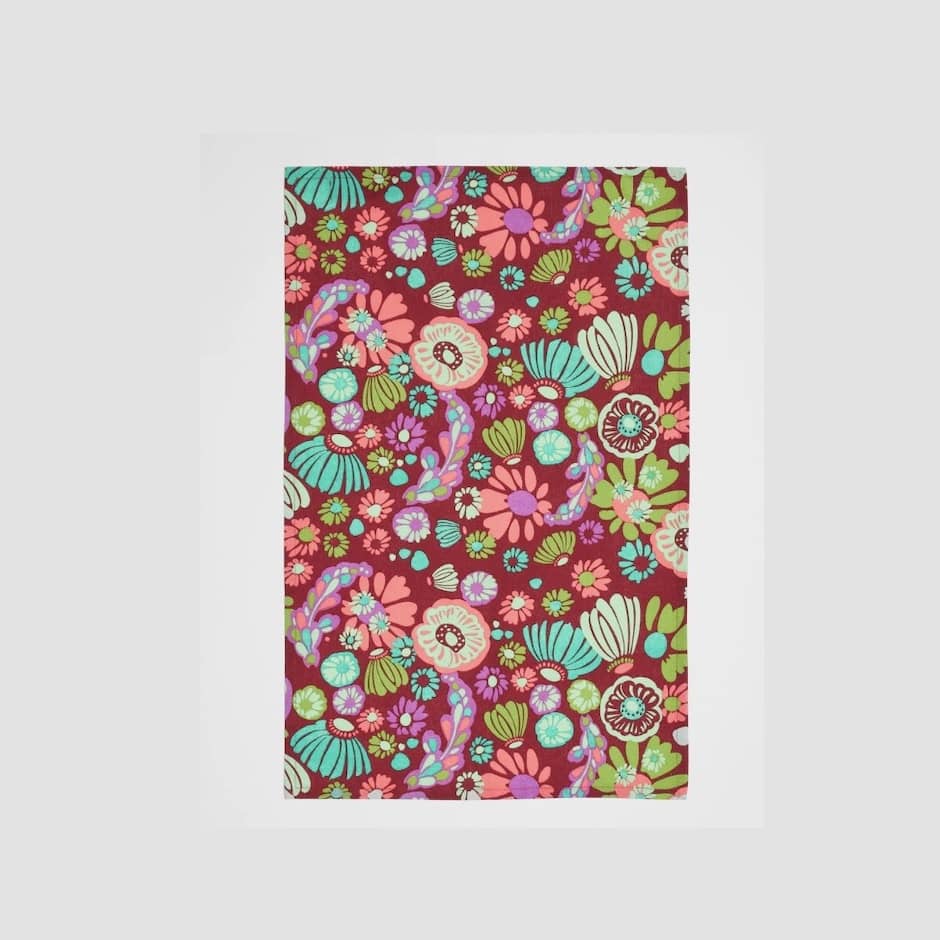 TORCHON MOLLY BURGUNDY - LES TOURISTES PARIS - BORDEAUX