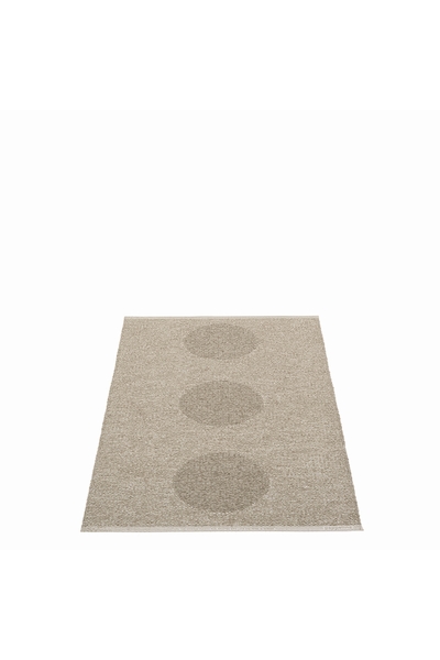 Tapis en pure laine Feroe, en noir et blanc ou vert - Caravane