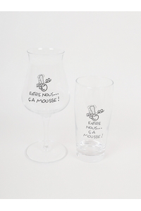VERRE A BIERE PIED