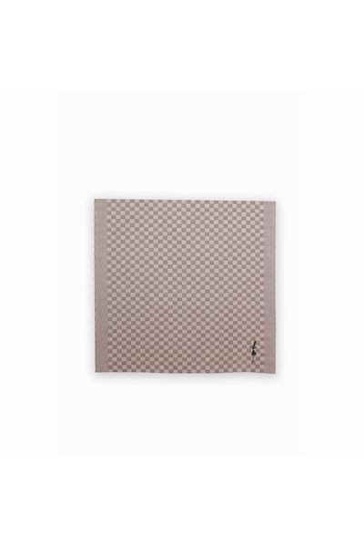 DIDIER SERVIETTE DAMIER TAUPE DIDIER SERVIETTE DAMIER
