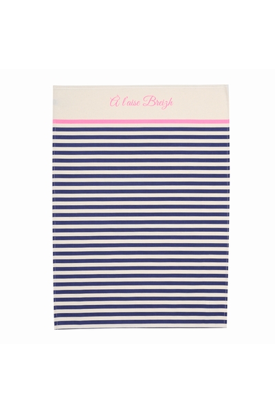 TORCHON MARINIERE MARINE/ROSE FLUO TORCHON MARINIERE