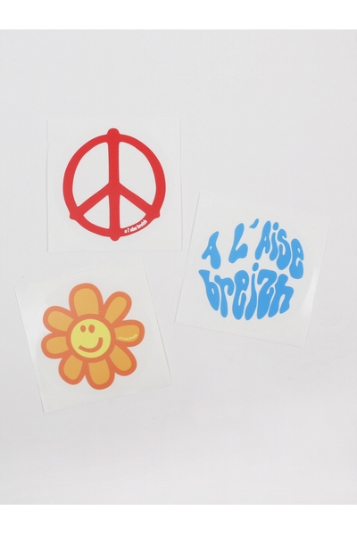 AUTOCOLLANT PEACE ROUGE AUTOCOLLANT PEACE