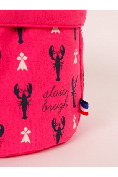PANIER TISSU HOMARD FUSCHIA PANIER TISSU