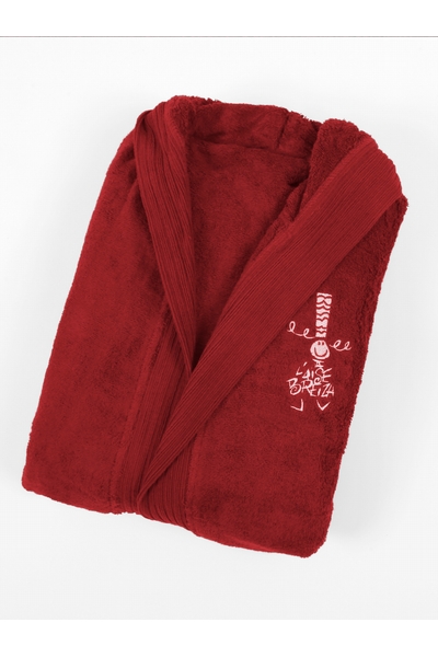 PEIGNOIR CAPUCHE ROUGE PEIGNOIR CAPUCHE