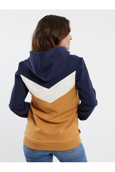 NADEGE SWEAT MARINE%2FCAMEL NADEGE SWEAT