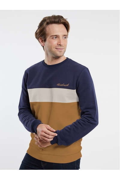OLYMPIC SWEAT TRICOLORE MARINE OLYMPIC SWEAT