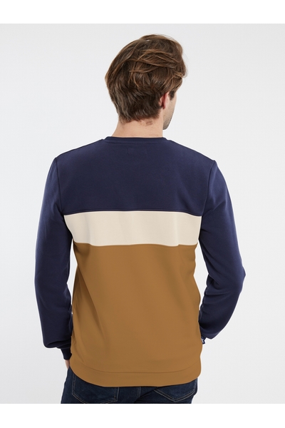 OLYMPIC SWEAT TRICOLORE MARINE OLYMPIC SWEAT