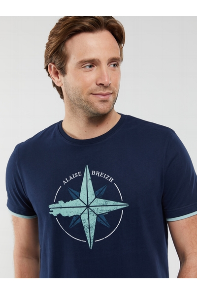 PLOURIN T-SHIRT MARINE PLOURIN T-SHIRT