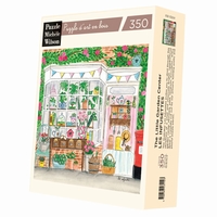 <b>Hand-cut art wooden jigsaw puzzle of circa 350 pieces -