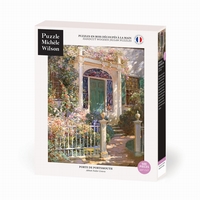 <b>Puzzle d'art en bois de 500 pièces environ, découpé à la