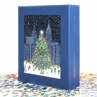 <b>Hand-cut art wooden jigsaw puzzle of 300 pieces - Made in