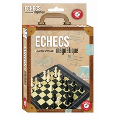 <b>Jeu d'échecs magnétiques en plastique, compact et