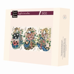 <b>Hand-cut art wooden jigsaw puzzle of 900 pieces - Made in